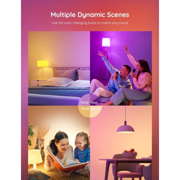 9W A60 LED Tuya Music Wifi Smart Light Bulb APP Controls RGB Bulb Color Change E27 B22 LED Bulb