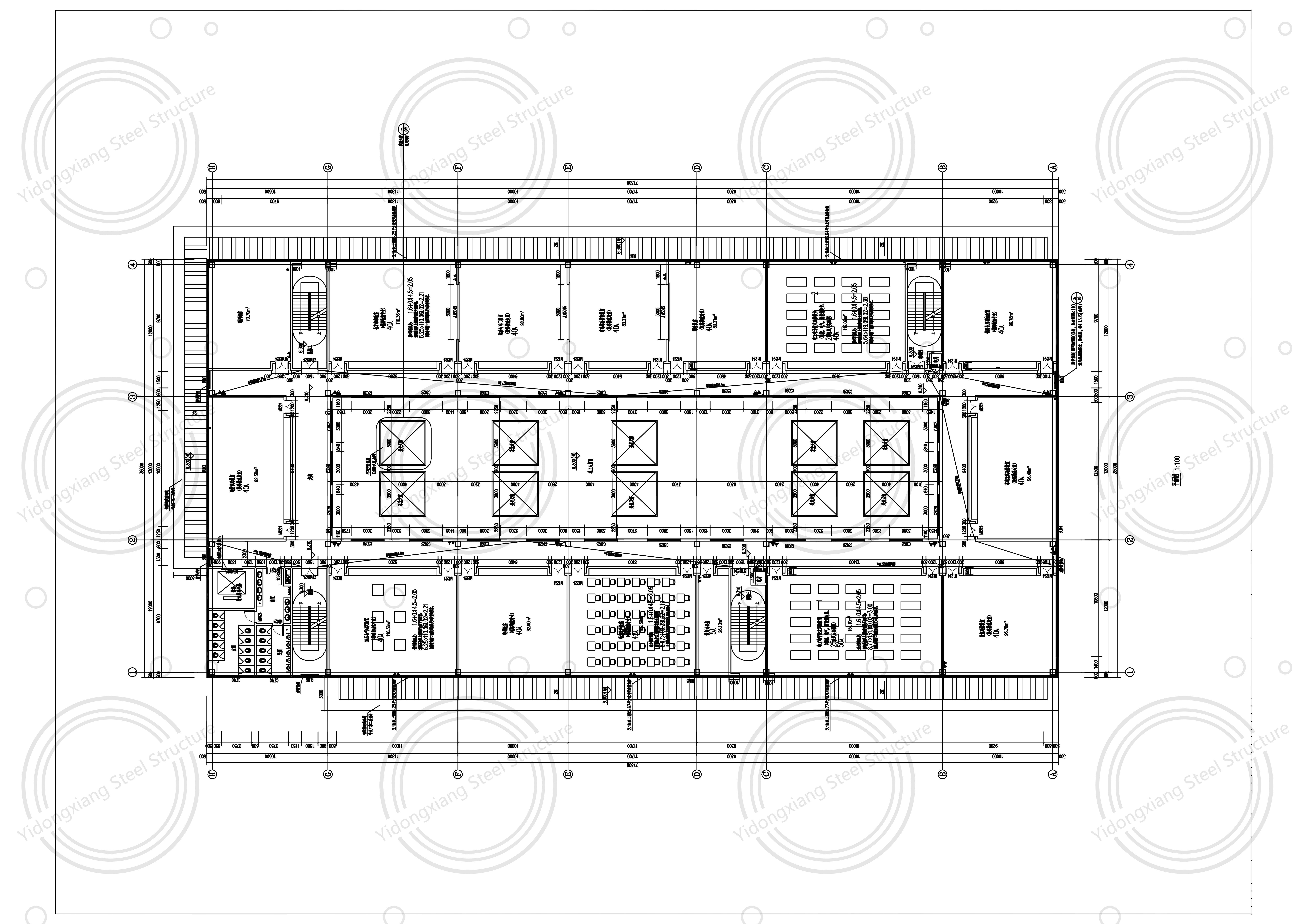 Fireproof Eco-friendly Heavy Duty Steel Frame Building with Customization Available for 5G Science Innovation
