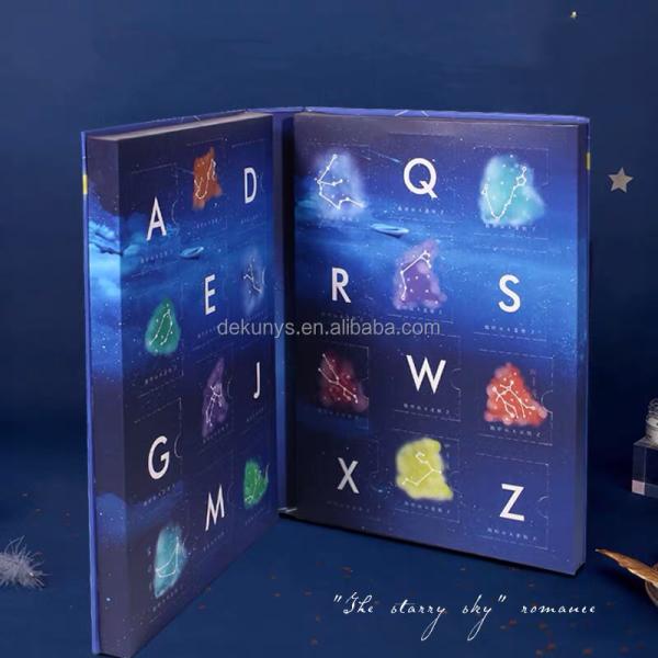 Матовый/блестящий ламинированный шоколадный календарь для праздников