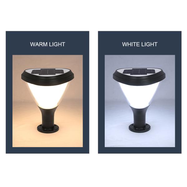 IP65 Waterproof Outdoor Solar Fence Lights With 3.2V 8000mAh Battery