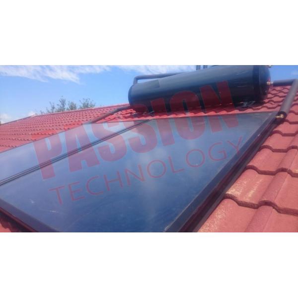 150L 300L Напорный плоский солнечный водонагреватель с белым цинковым медным листом