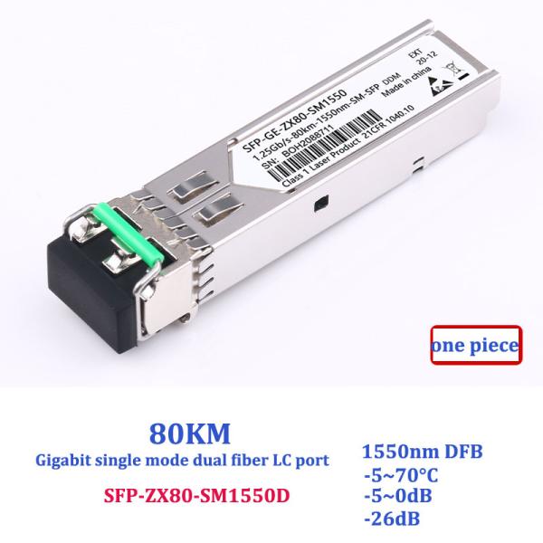 850nm 1310nm 1.25G Gigabit Sfp Transceiver , Huawei H3C Compatible Sfp Modules