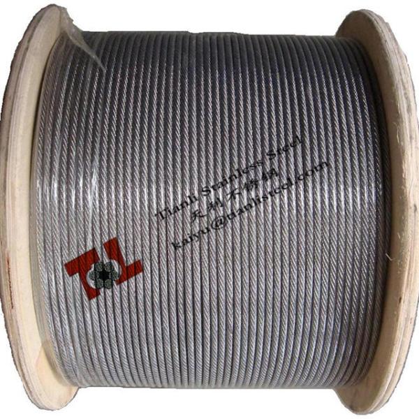 304 A2 1.4301 7x19 1/8 inch 3.18mm 3.2mm Stainless Steel Wire Rope