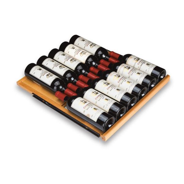 Soundless Freestanding Wine Cooler Fridge , 160W Under Counter Wine Refrigerator