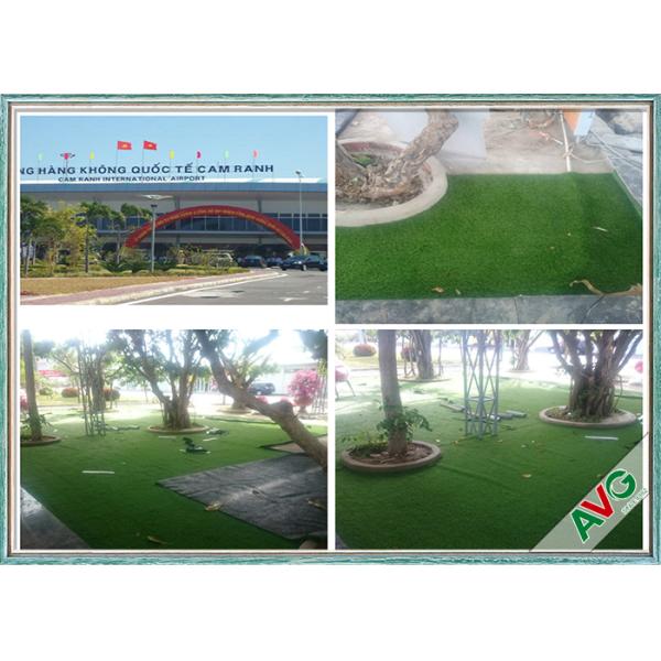 13500 Dtex 4 Tones Landscaping Artificial Grass With 5 - 7 Years Guarantee