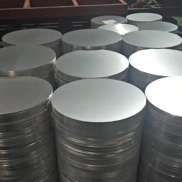 Plain Mill Finish 3003 Aluminum Disc Blank 50mm 1600mm Pots Custom Size High Flatness Burr Free Edge Food Grade