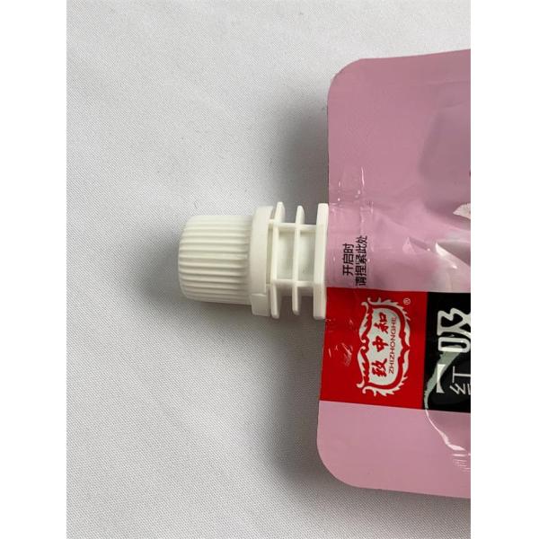 110 Microns Stand Up Spout Packaging Pouch Bottom Seal AL Material