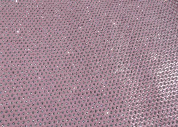 Chunky Metallic Sequined Perforated Leather Fabric Wallpaper Home Decoration Curtain