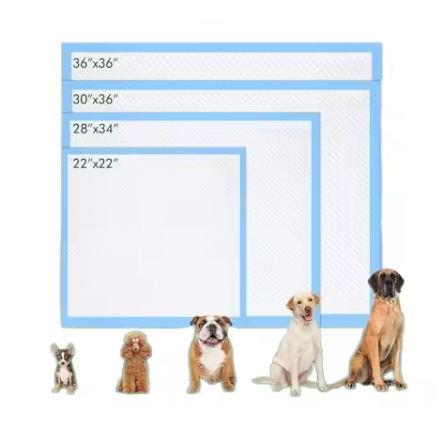5-Ply Super Absorbent Pet Training Pad - Factory Wholesale High Absorbency Puppy Pee Pad with SAP & Leak-Proof PE Backsheet