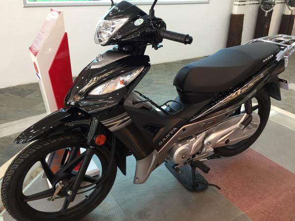 Front Turning Light Gas Powered Motorcycle Big Size Disc / Drum Braking 110CC Engine