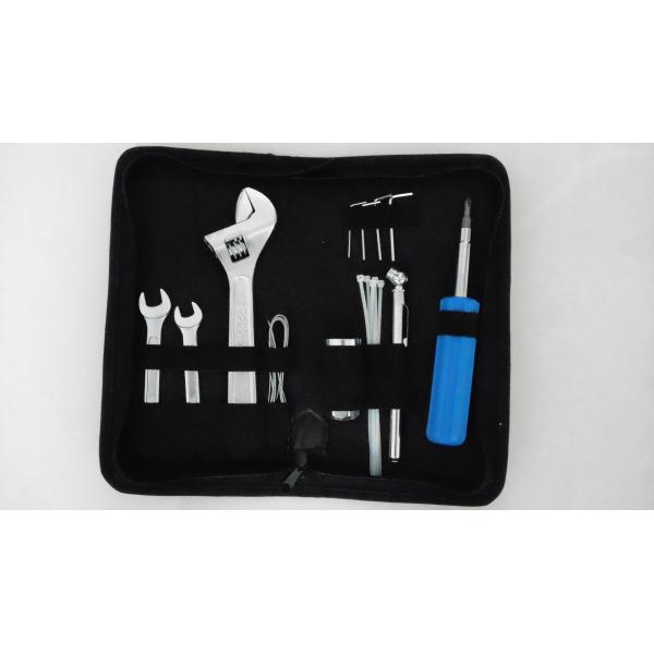 16 pcs tool set ,with adjustable wrench and combination wrench .