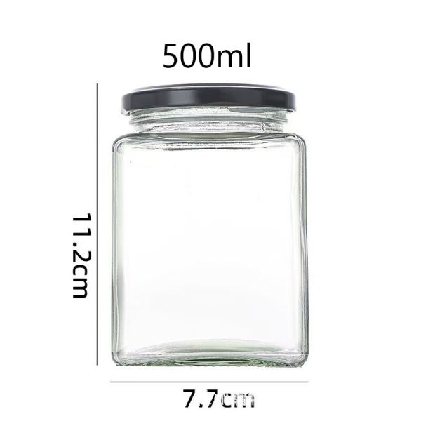 Impact Resistant Glass Sauces Packaging Jars For Chili