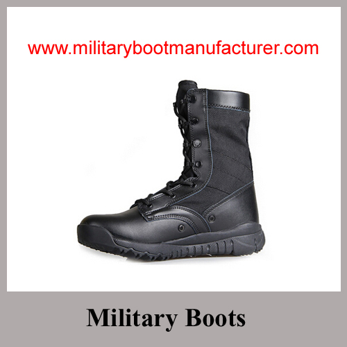 Wholesale China made First Layer Leather Cement Military Jungle Boot