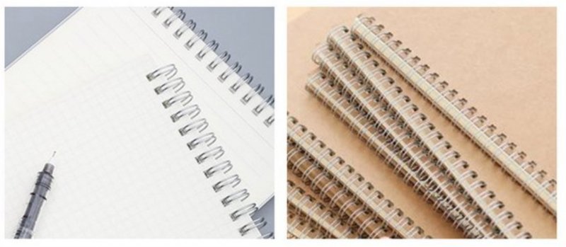 Semi Auto Double Loop Wire Binding Machine Small Exercise Book Making Calendar Double Wire Post Press Equipment
