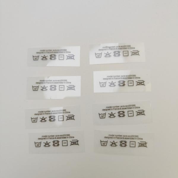 Wholesale Iron on Screen Printing Heat Press Stickers Manufacturer Custom logo T-shirt Heat Transfer Care Neck Labels