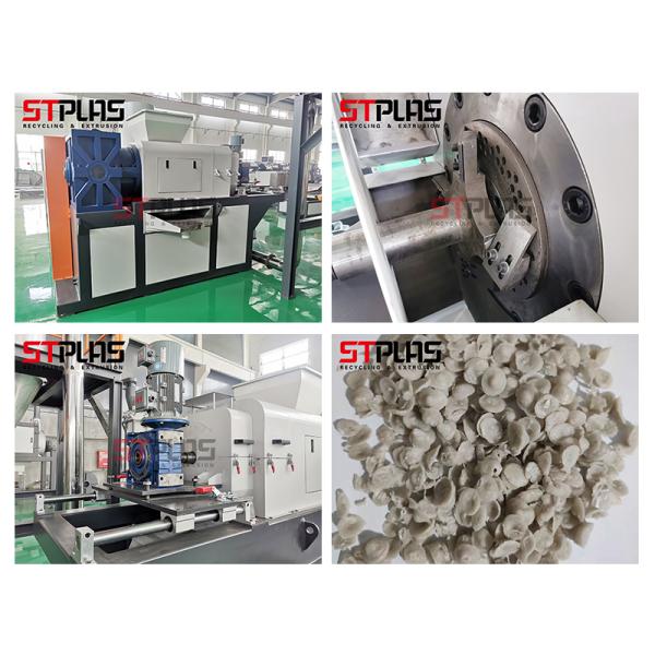 Pe Semi Plasticizing Extruding Plastic Pelletizing Machine 132kw