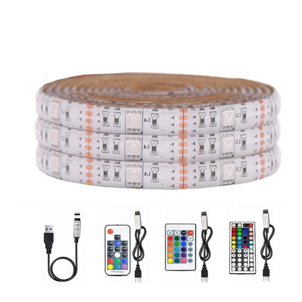 5В USB 5050 самоклеящаяся светодиодная лента RGB 5000 мм адресной светодиодной ленты