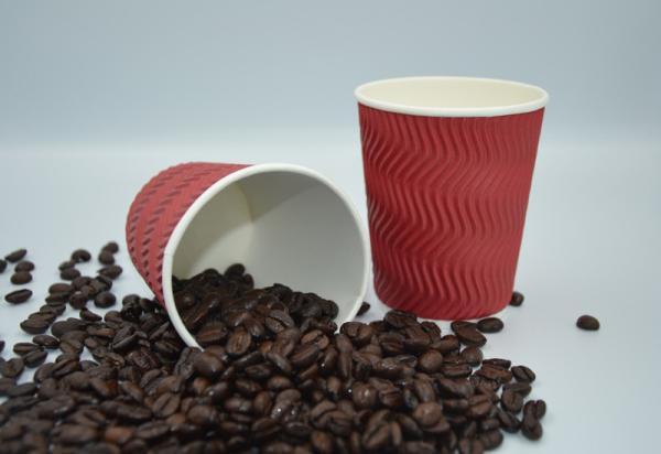 Paper Hot Cup, Coffee Cup, Tea Cup - 8 oz-12oz-16oz - Ripple Wall, Insulated - No Need For Sleeves