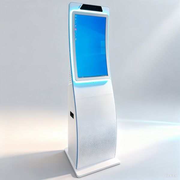 27/32 Inch Floor Standing Touch Screen Self Service Kiosk with 1920X1080 Resolution for Self Ordering and Interactive Use