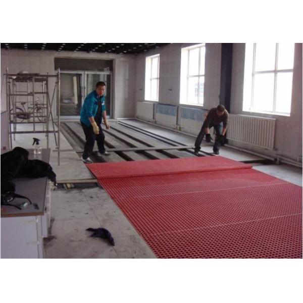 Пол свободного образца облегченный пластиковый скрежеща квадратное отверстие 25ММ