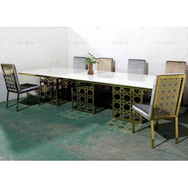 Современный роскошный большой сверхмощный OEM 4000X1200X750mm MDF обеденного стола стиля банкета