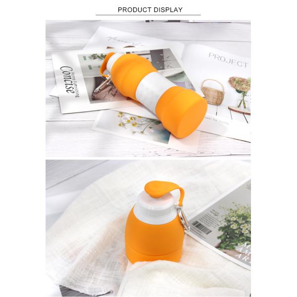 Eco Friendly 580ML Unique Squeeze Silicone Sports Bottle