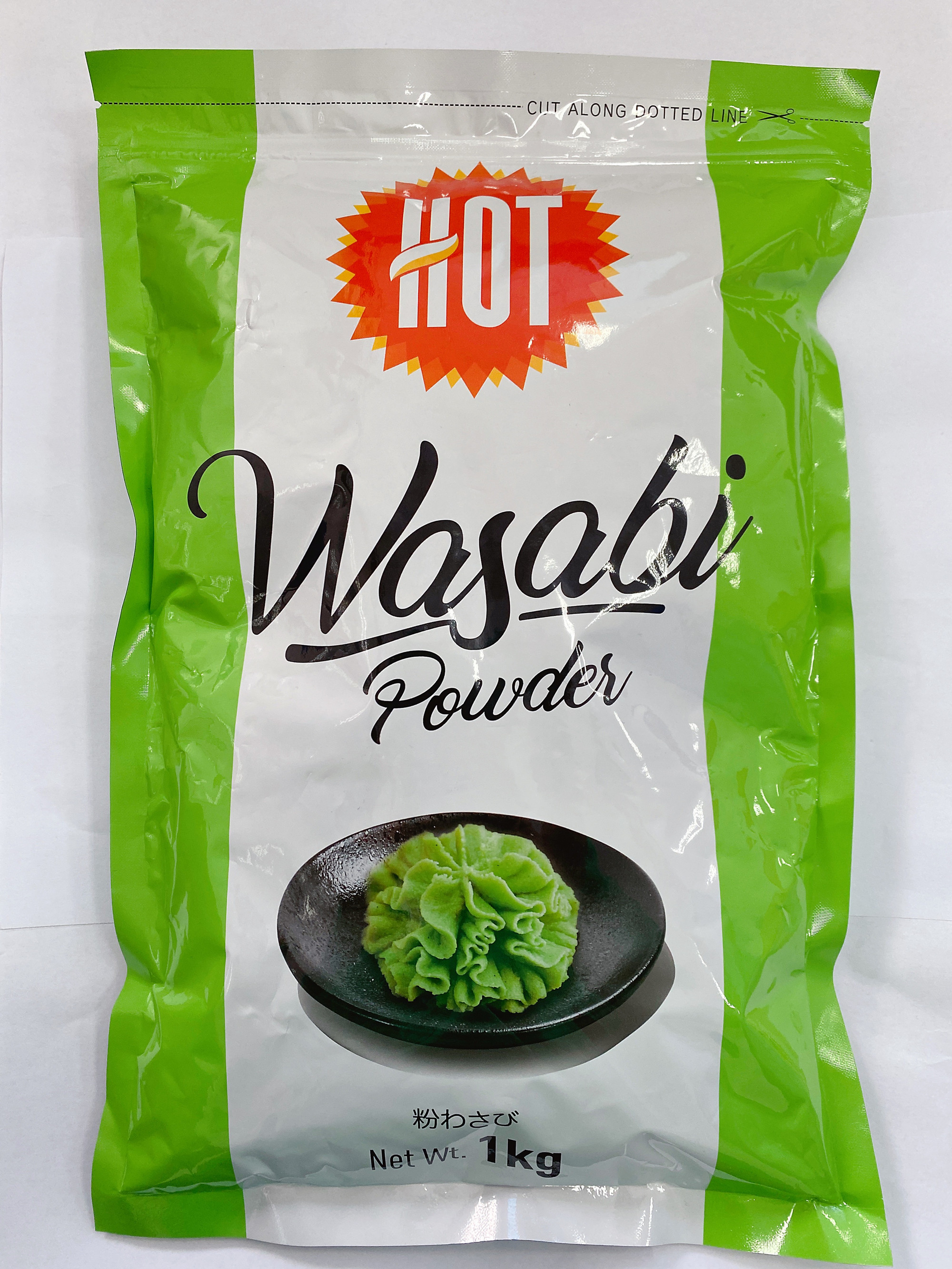 Natural Pure Wasabi Powder with 24 Month Shelf Life and Spicy Taste for Sushi Seasoning