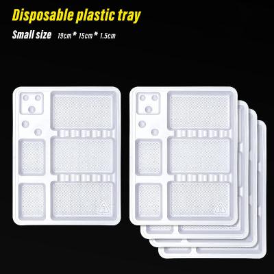 Wholesale Autoclavable Dental Divided Instrument Plastic Tray Dental Disposable Plastic Instrument Tray