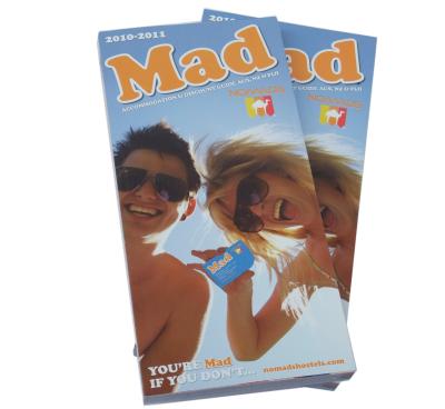 Huile mate personnalisable disparaissant les magazines bon marché du commerce d'impression avec l'attache de colle