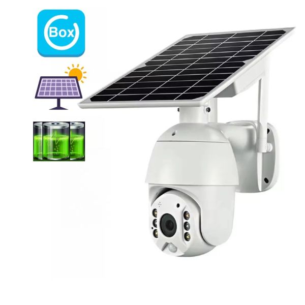 S10 4G Solar Powered PTZ Ubox Outdoor Wireless Camera SIM Card Security WiFi CCTV Solar Camera