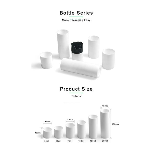 Цилиндр ясности сливк стороны вокруг безвоздушных бутылок с алюминиевым насосом обработки финиша