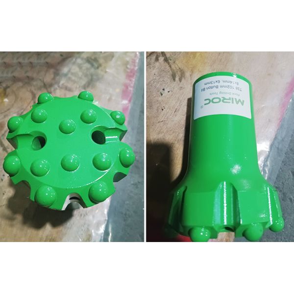 T38 Threaded Hard Rock Bench Drilling Button Bit for Mining
