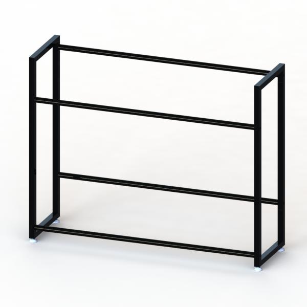 Grocery Store Adjustable Feet Beverage Display Stand / Rack L106 X D32 X H85cm