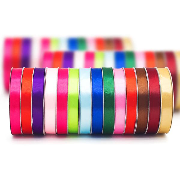 Amostra grátis 3-100 mm Single Face Double Face Polyester Silk Satin Ribbon Fornecedores