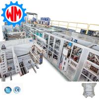 Línea de producción de pañales para bebés de alta eficiencia con servo completo Control PLC Exportación global