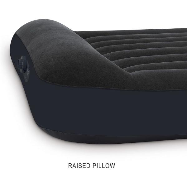 Outdoor Folding Household Air Mattress, Fiber-Tech Queen Size 10in Bed Height 600lb Weight Capacity – Pump Sold