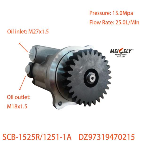 High Quality DZ97319470215 Power Steering Pump For Shaanqi Delong