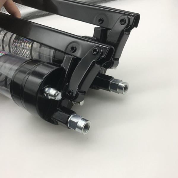 Single Shot Pistol Hand Grease Gun Transparent . 600cc Heavy Duty Lever Type Grease Gun