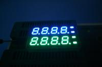 7mm 8 segment du chiffre 7 ont mené la couleur verte pure ultra blanche d'OEM d'affichage