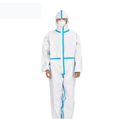 Do vestido descartável do isolamento do uso do hospital macacões descartáveis duráveis/brancos