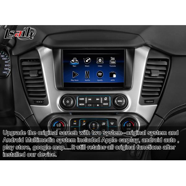 Мультимедиа Inteface Carplay на равноденствие Шевроле Tahoe Malibu с NetFlix, YouTube, Google, картой 4GB