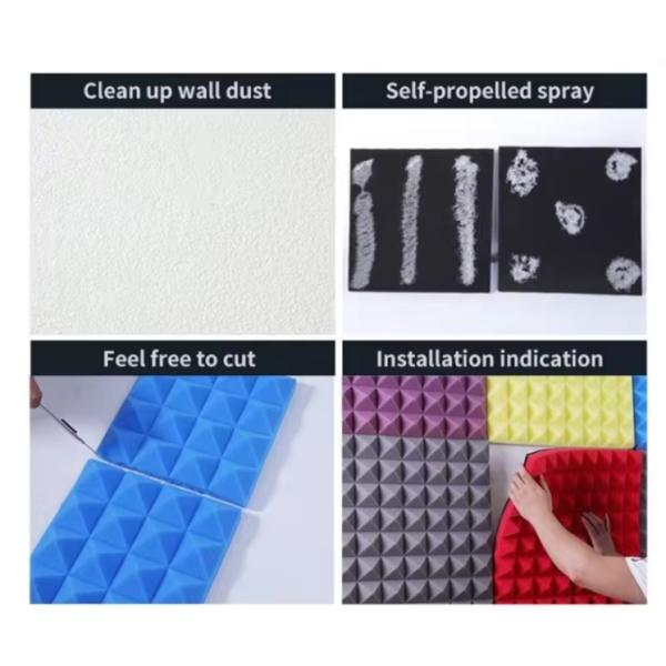 Manufacturers' Super Sound Insulation Material PU Foam with 14-60kg/m3 Density in Black