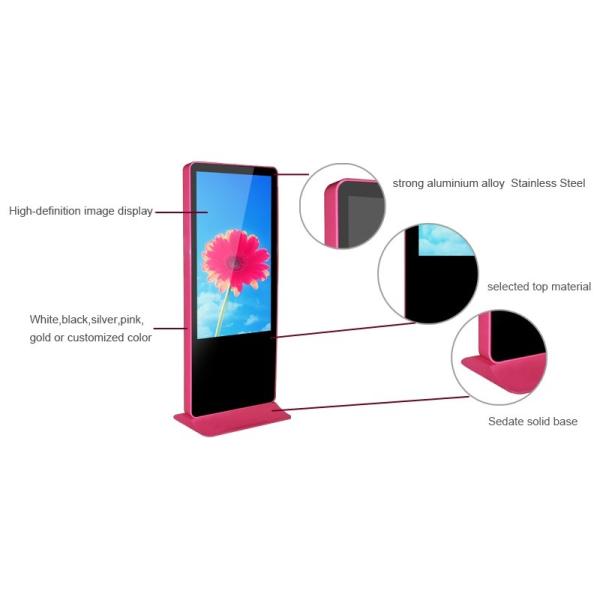 Capacitive All In One Interactive Touch Screen Kiosk 43 Inch Built - In Media Player