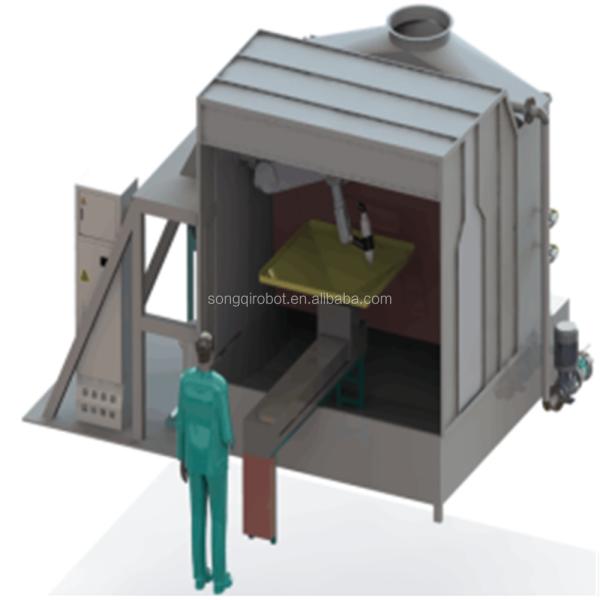 40mm Stainless Steel Curtain Spray Booth 7KW For Painting Machine