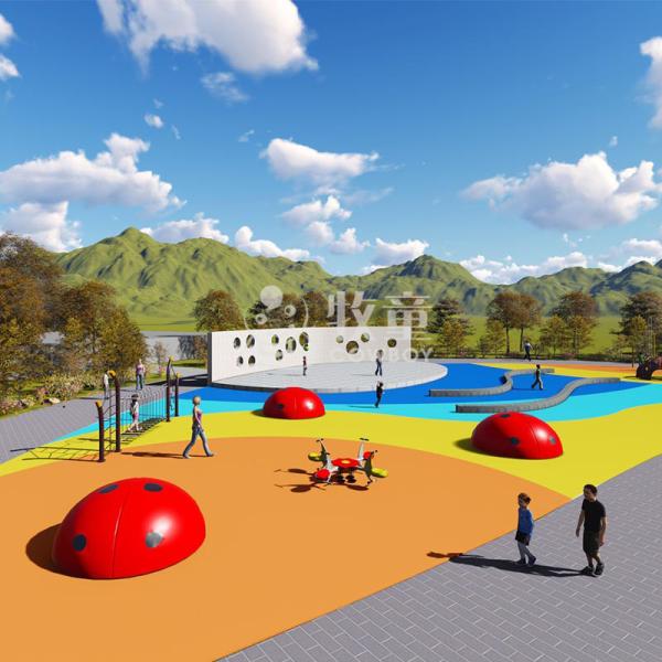 High quality attractive outdoor adventure park design playground equipment supplier from China