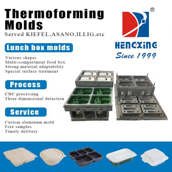 Precisión de presión positiva y negativa de molde de termoformación de vacío de molde de formación