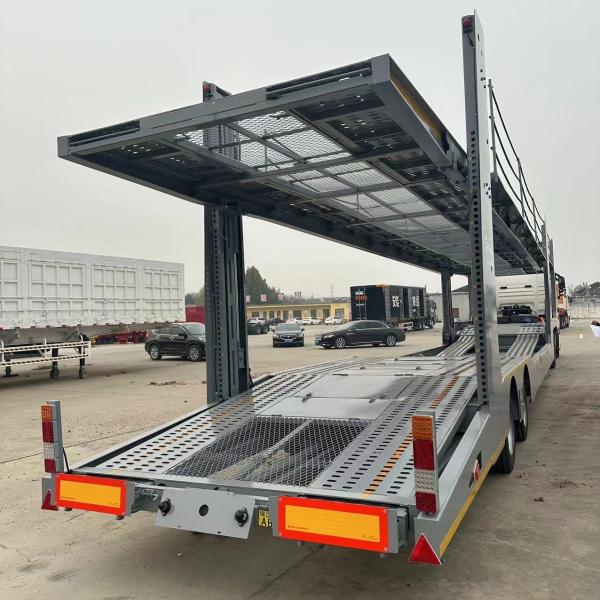 Truck Trailer Car Transport Semi-Trailer 6 Car Capacity 15 Workdays Production Time