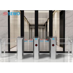 Automatic Retractable Sliding Gate Turnstile Facial Recognition With Qr Code Scanner