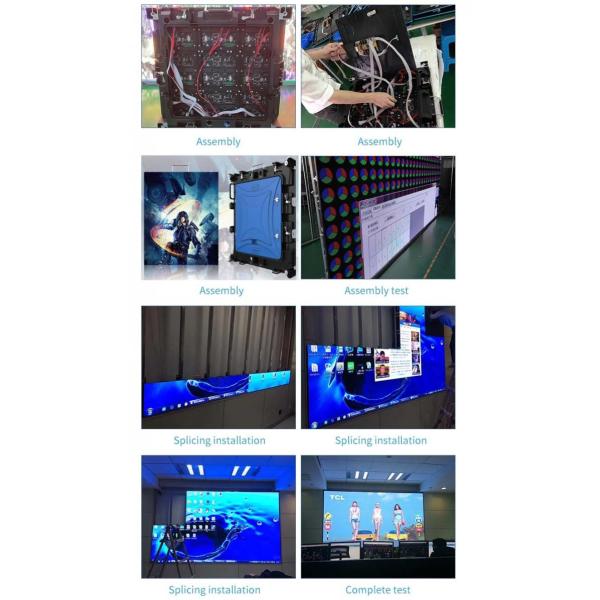 Indoor LED Advertising Screen Display Customized Stairwell Signage