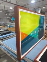 55'' Alto brilho 700-3000 Nit Duplo lado LCD Publicidade tela pendurada piso de pé Totem Quiosque display